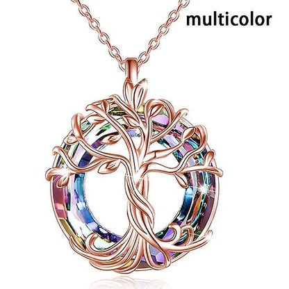 Collar con colgante de árbol de la vida