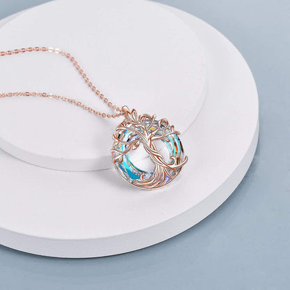 Collar con colgante de árbol de la vida