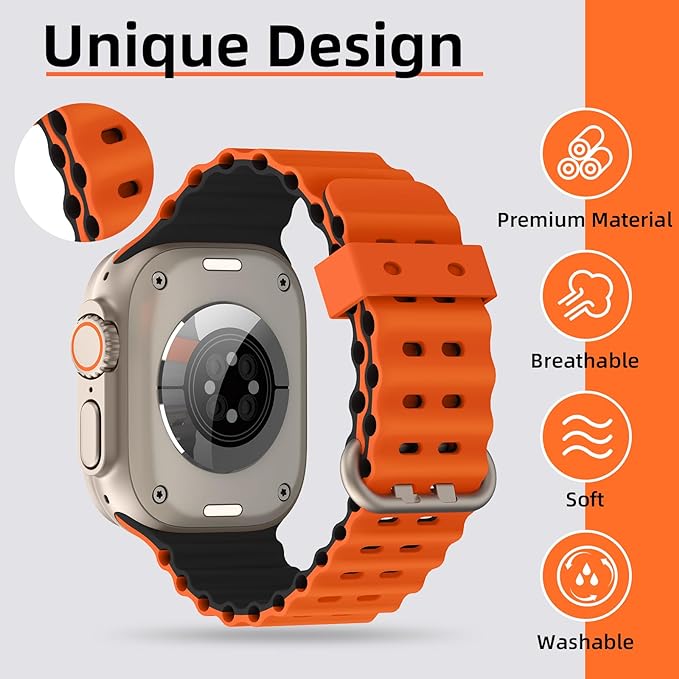 Smartwatch Ultra Negro + 1 correa gratis