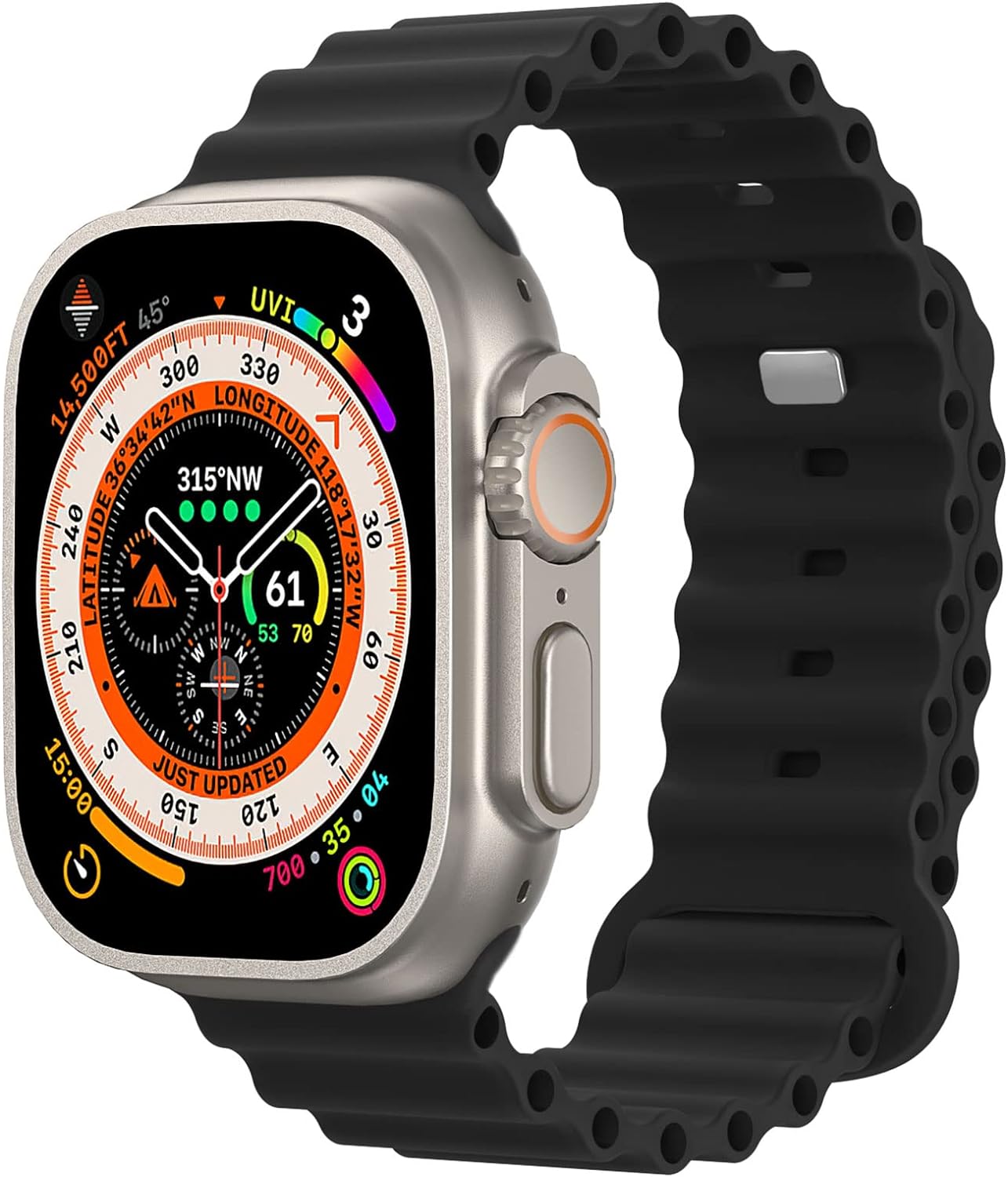 Smartwatch Ultra Negro + 1 correa gratis