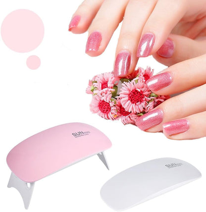 Mini lámpara LED para uñas portátil
