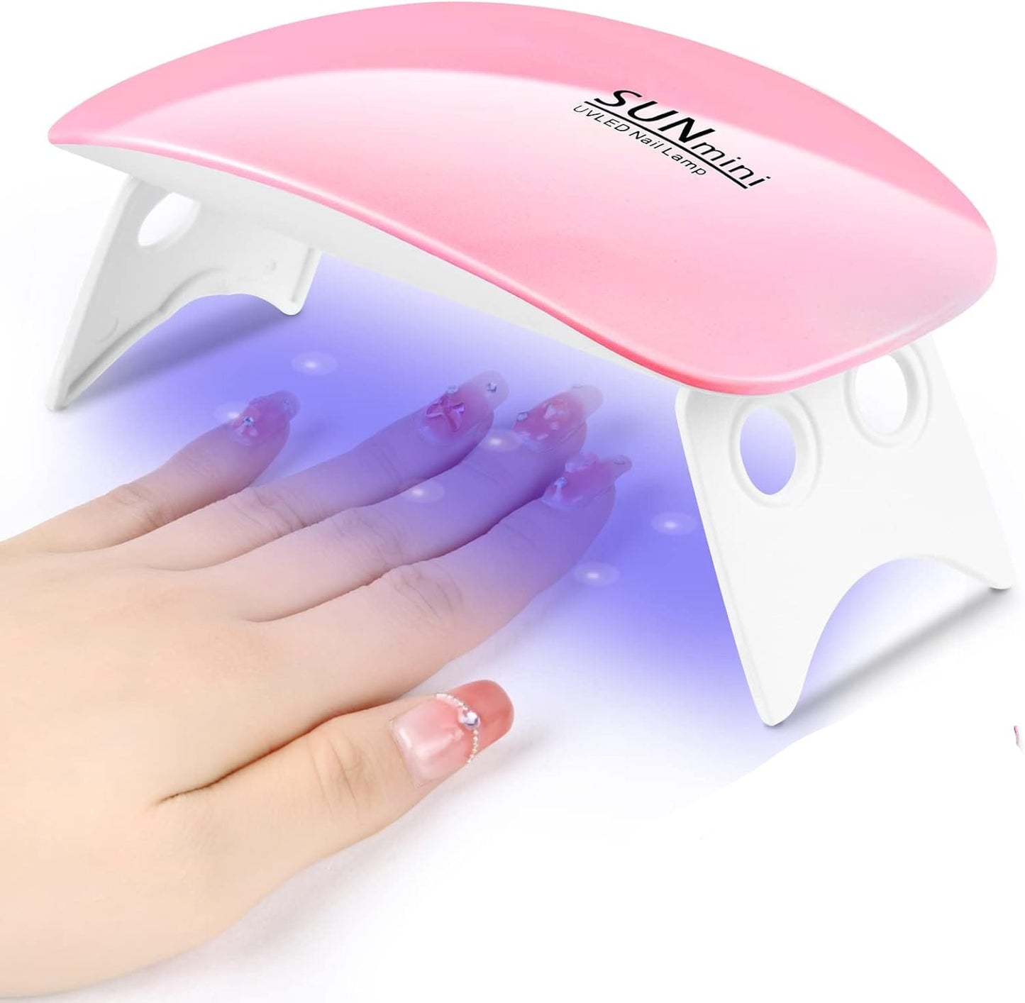 Mini lámpara LED para uñas portátil